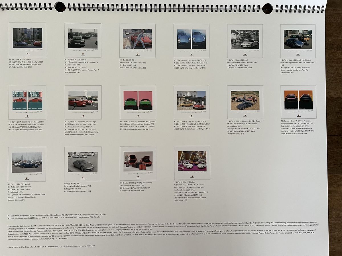 Porsche Kalender: 4 x Porsche Kalender 2008 2011 2012 2013 – Gebraucht aus Weesen von Elmax1 1