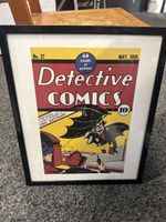 Gerahmtes Batman Comic Poster 53x43cm 🖤💛❤️🦇🖼️