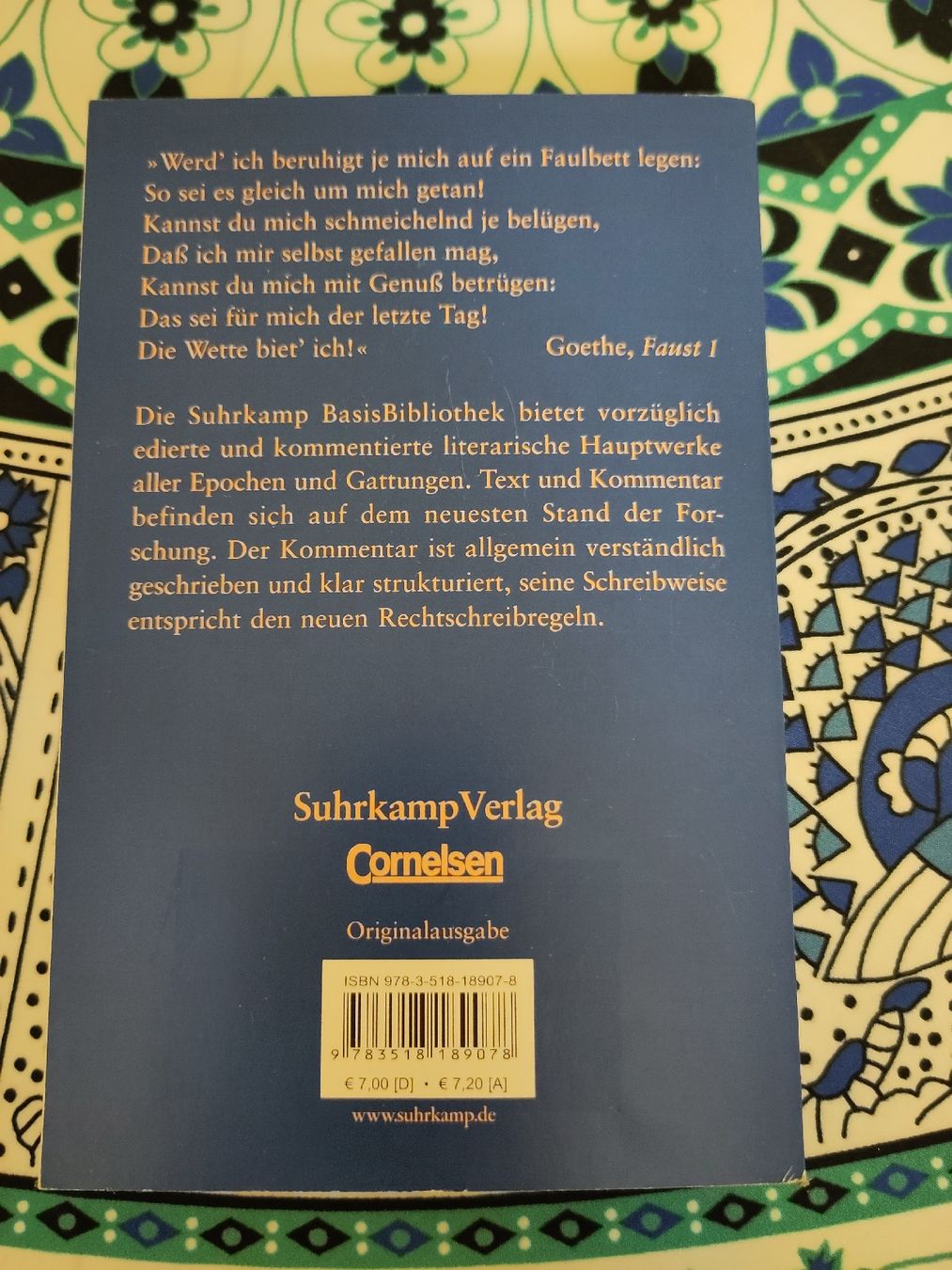 Libri: Faust I Goethe – Usato da Dübendorf venduto da Cocochala8 1