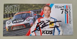 Autogrammkarte Timo Bernhard KÜS Team 75 Motorsport Porsche