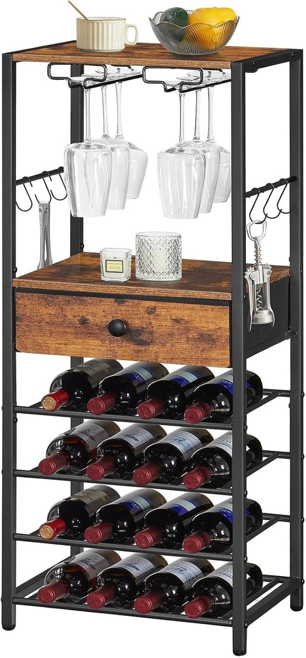 Regale: Weinregal, Weinschrank – Neu (gemäss Beschreibung) aus Sins von Taschending