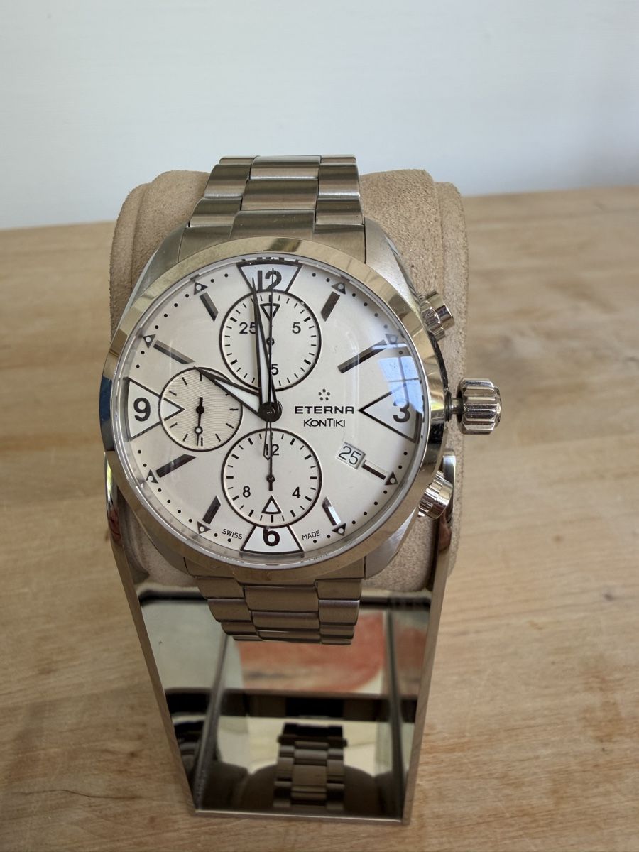 Eterna Orologi: Armbanduhr Eterna Kontiki Chronograph – Nuovo e nell'imballaggio originale da Schaffhausen venduto da oscarstahelag