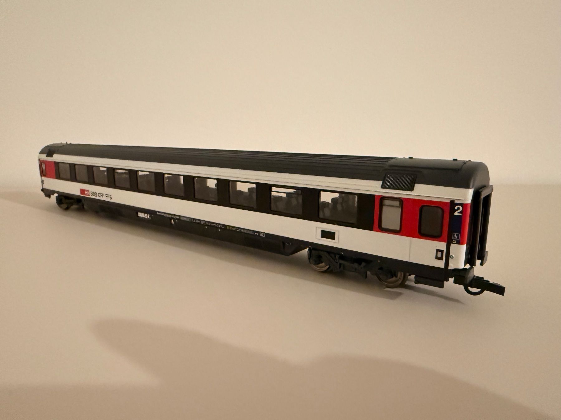 Roco Modellini di ferrovie: Roco 64400 Bpm 61 EC 2. Klasse SBB CFF FFS - OVP – Usato da Carouge GE venduto da SirolCH