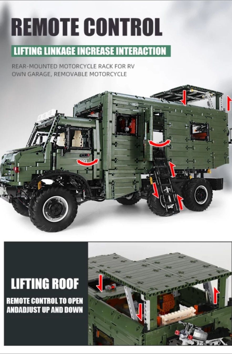 Unimog Baukästen: Technicial - J907 Unimog mit fast 7000 Teilen - ungeöffnet. – Neu und originalverpackt aus Kaltbrunn von simon0731 4
