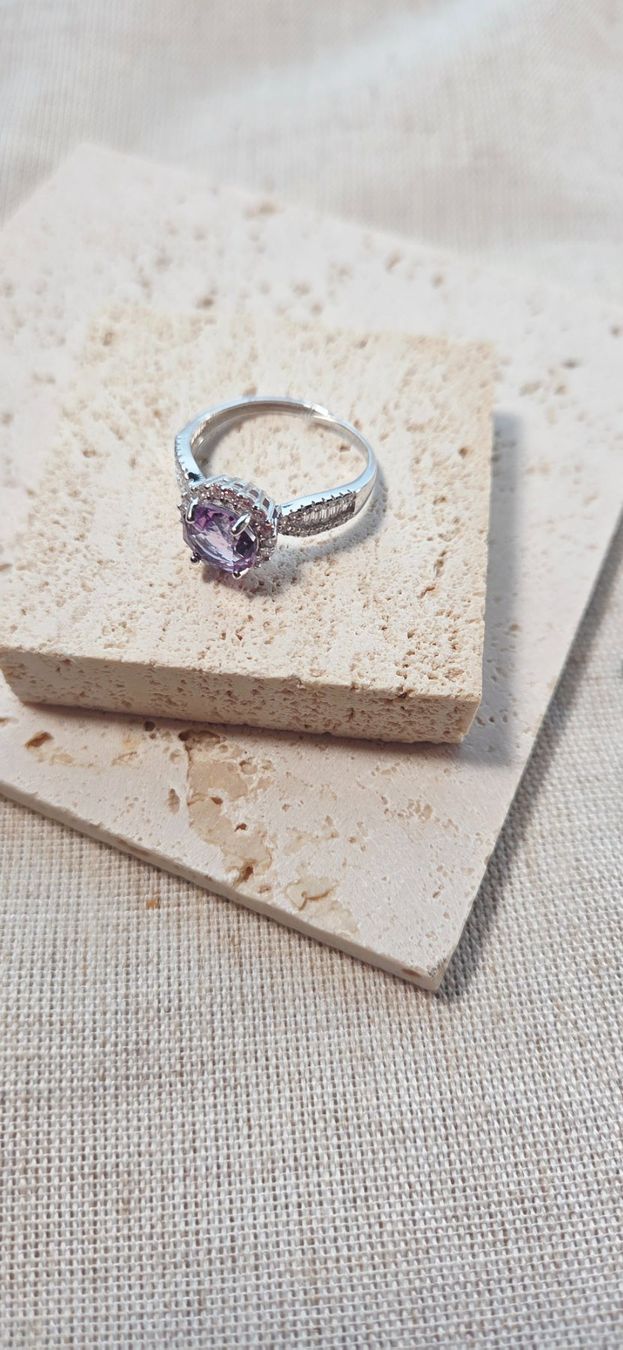 Anelli: NEW - S925 Amethyst Ring (Adjustable) – Nuovo (secondo la descrizione) da Zürich venduto da cin_wcf6 1