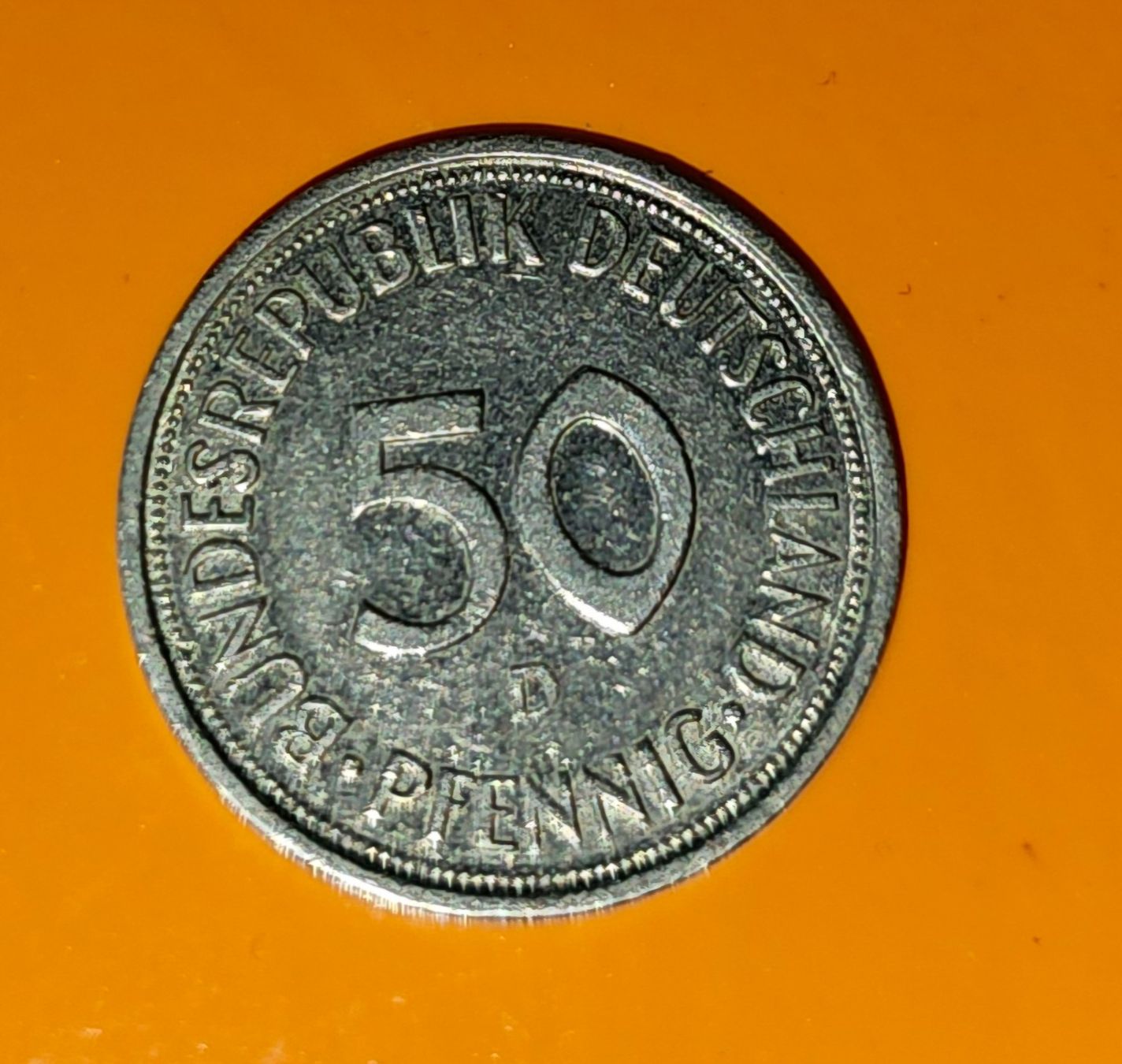 Alle Münzen: ✅BRD 50 Pfennig 1988📌 – Gebraucht aus Kreuzlingen von UAE
