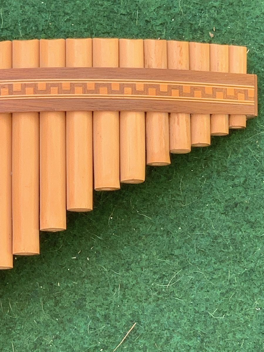 Musikinstrumente: Panflöte mit 15 Pfeifen  – Gebraucht aus Wangen b. Olten von Finolino28 3