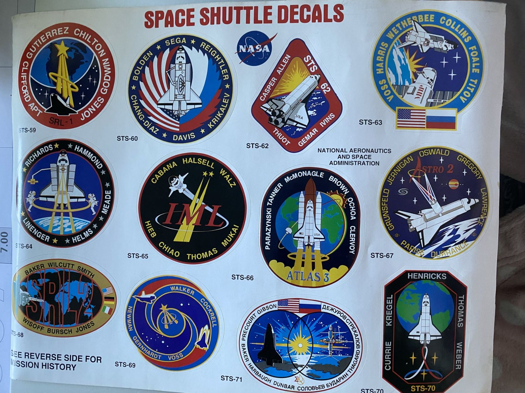 Sticker: Space Shuttle Aufkleber – Nuovo (secondo la descrizione) da Sachseln venduto da basti1950 1