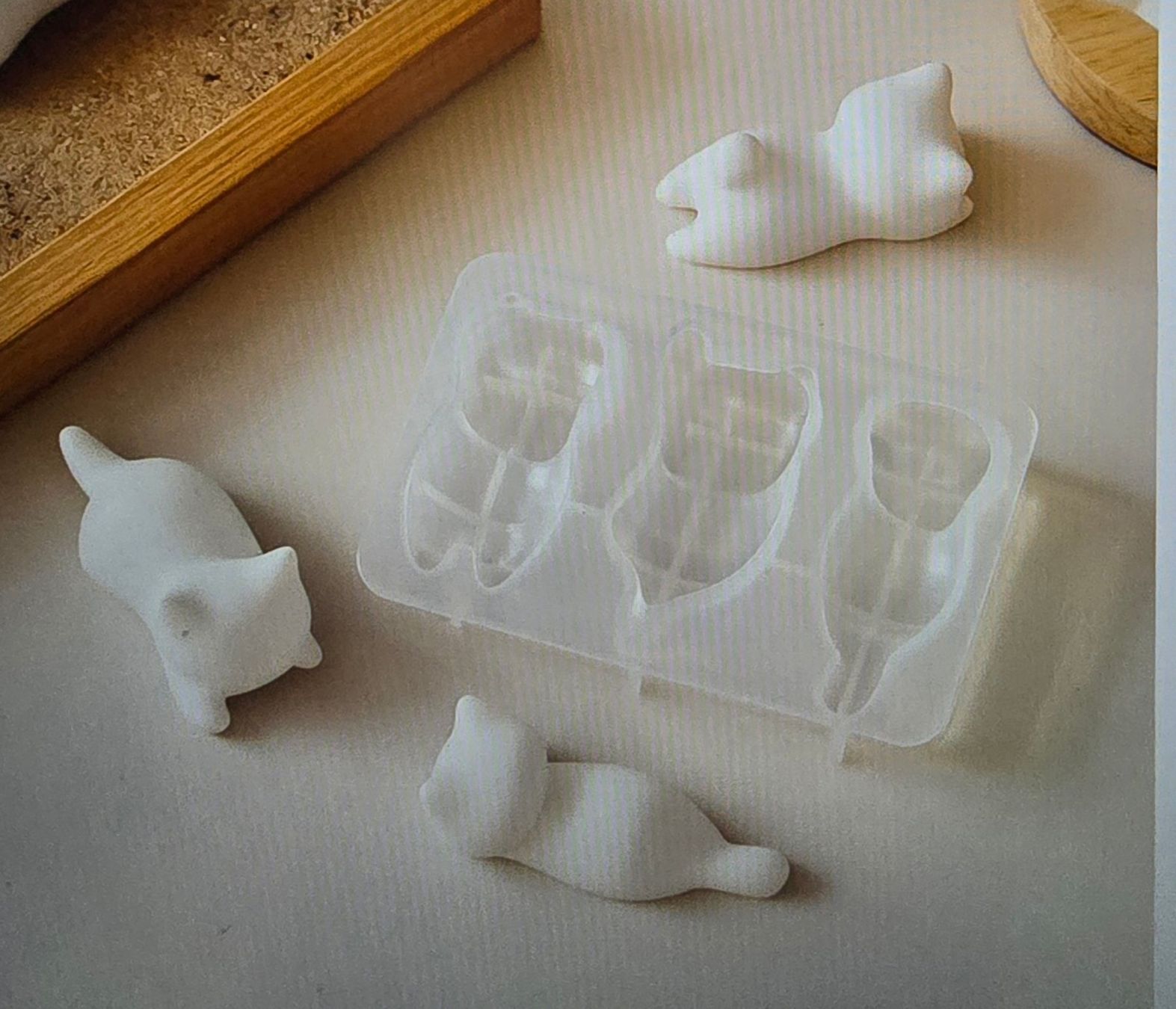 Backformen: Seifen-Kerzen Silikonform Mold / Katzen / Cats – Neu und originalverpackt aus Zürich von amysmith