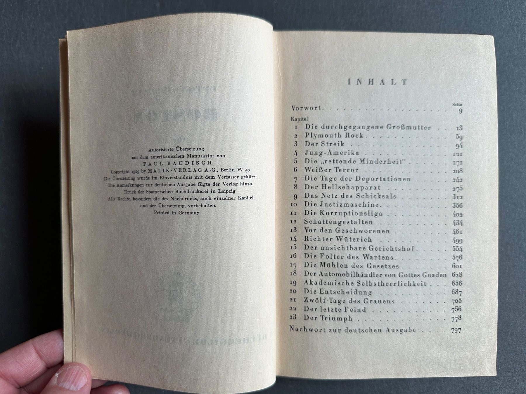 Libri: Upton Sinclair: Bücherpaket 5 Bde. – Usato da Zürich venduto da allp 7