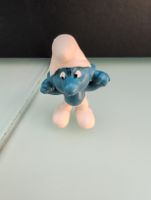 Figurine Schtroumpf vintage en plastique, années 80