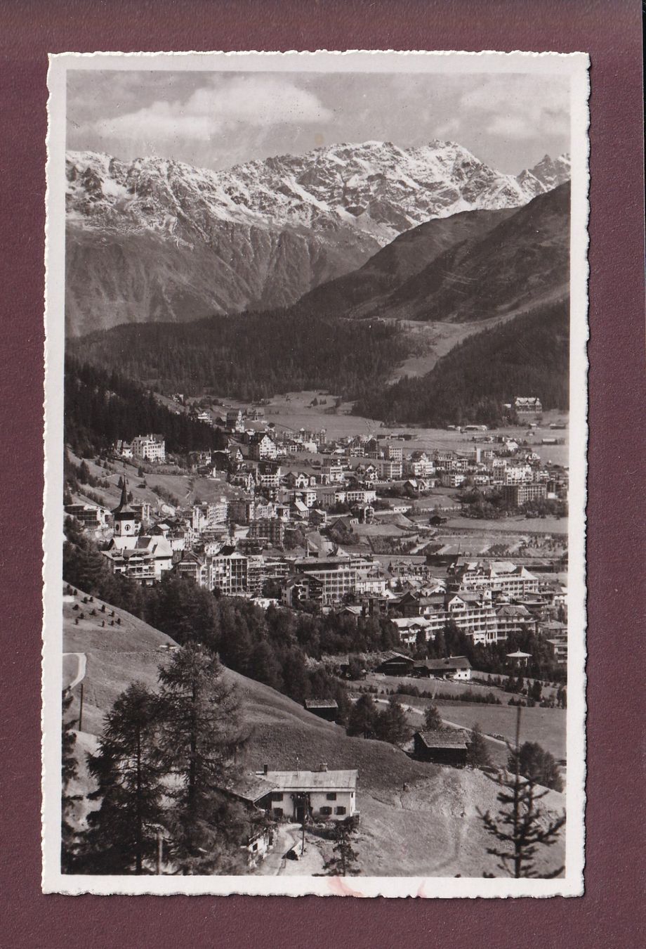Ansichtskarten: DAVOS - Rhätikon – Gebraucht aus Pully von nicecards