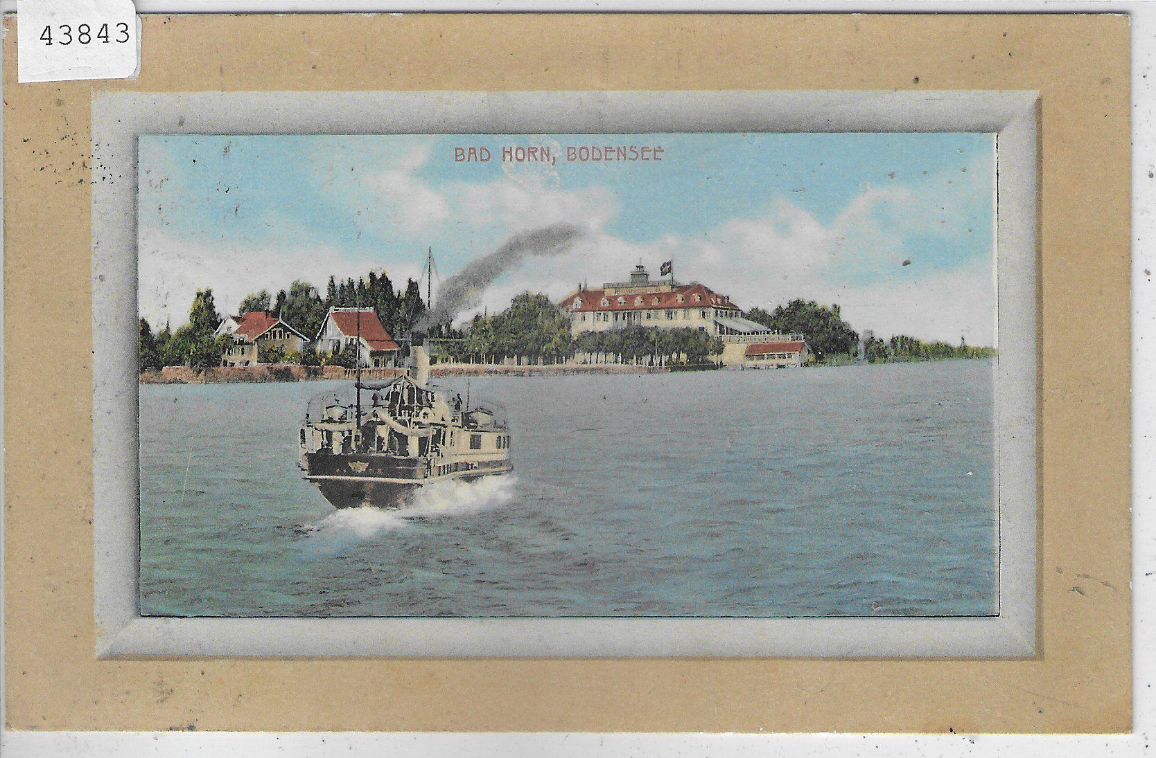 Cartes postales: Bad Horn - Dampfer - Litho – D'occasion à Ettingen par Kartenplanet