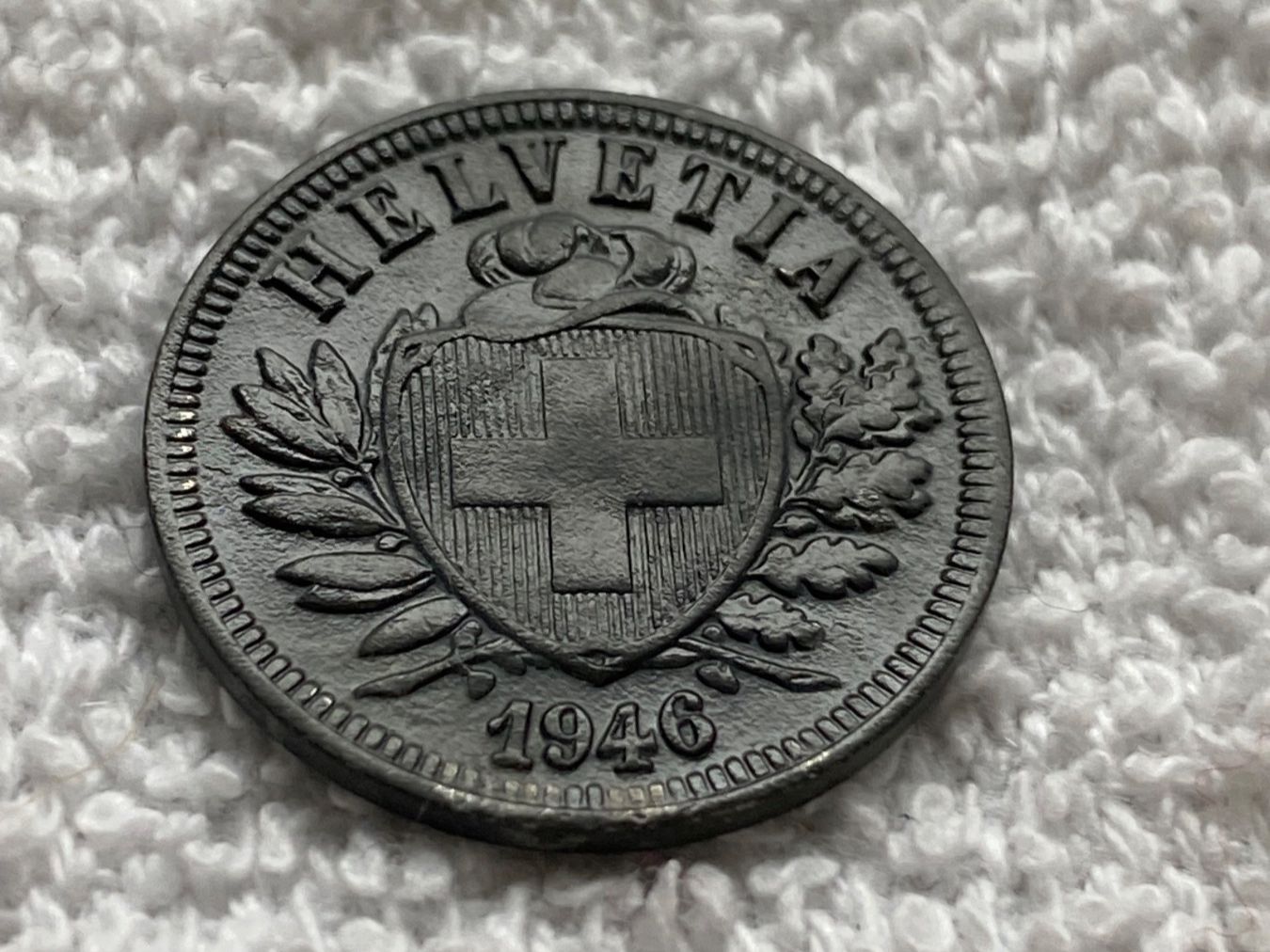 Tutti le monete: 2 centimes/rappen 1946 – Usato da Nyon venduto da Ilmi09