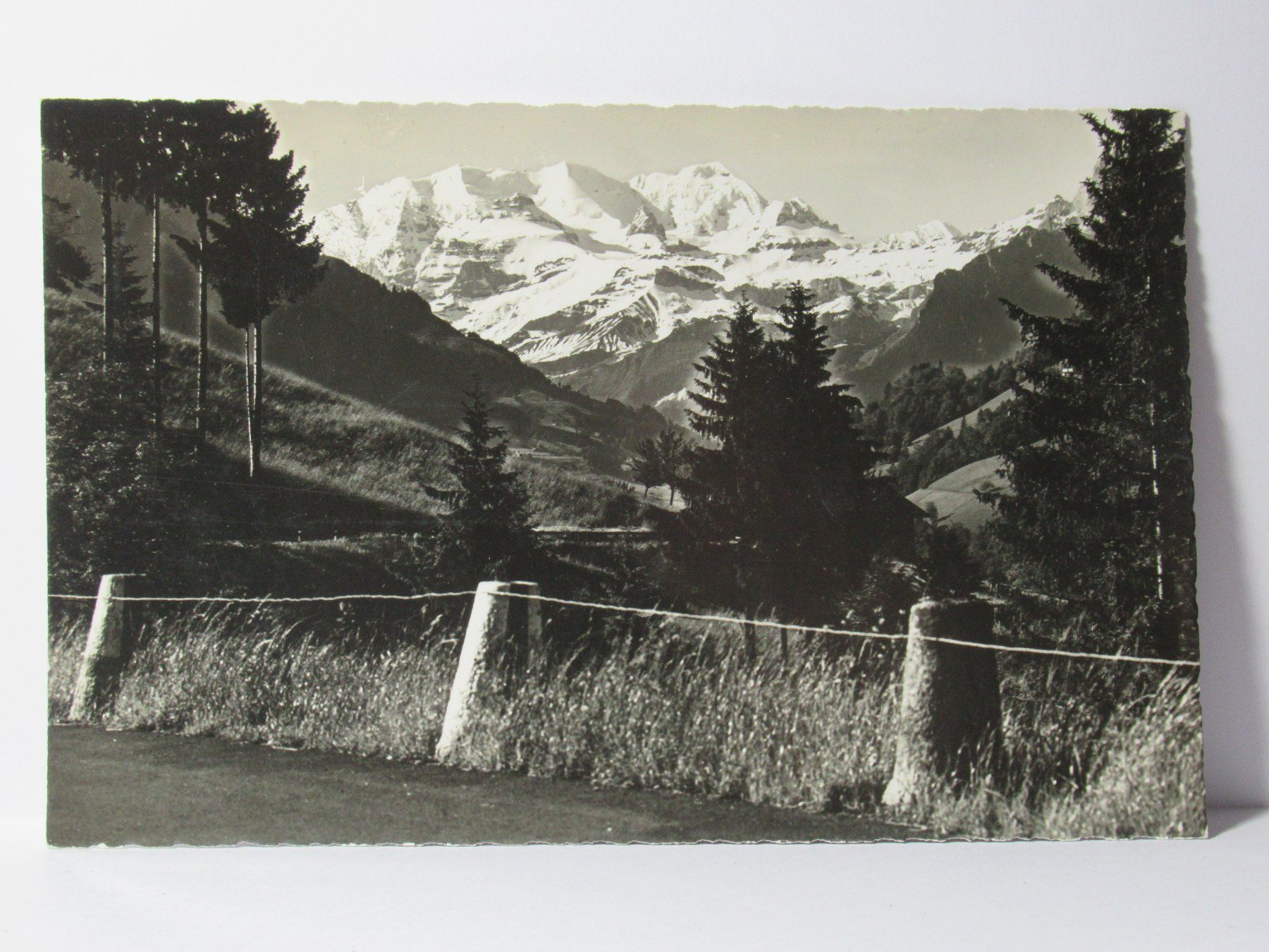 Cartoline postali: Die Blümlisalp , Aufnahme 1939 – Usato da Grenchen venduto da Bluemchen1900