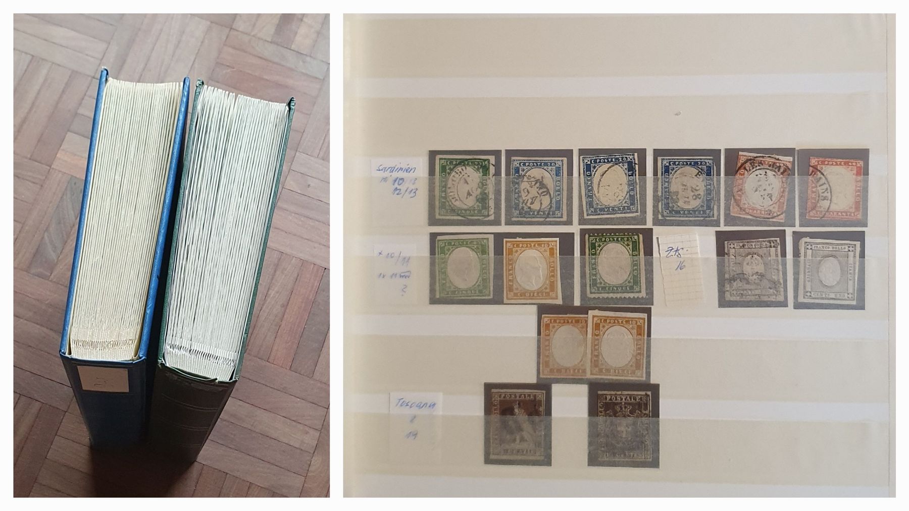 Alle Briefmarken: 2 Alben Italien und mehr.... – Gebraucht aus Kreuzlingen von Rschweiz1