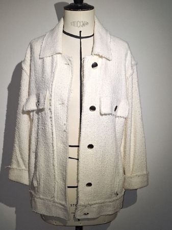 Veste ZARA blanc cassé - comme neuve