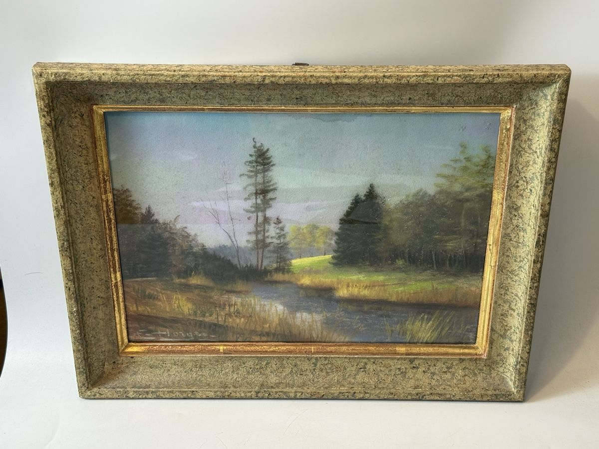 Gemälde: Gemälde Elfenau, Bern, wohl Gouache 30x40 cm E. HORGER – Gebraucht aus Grenchen von swiss.antiques