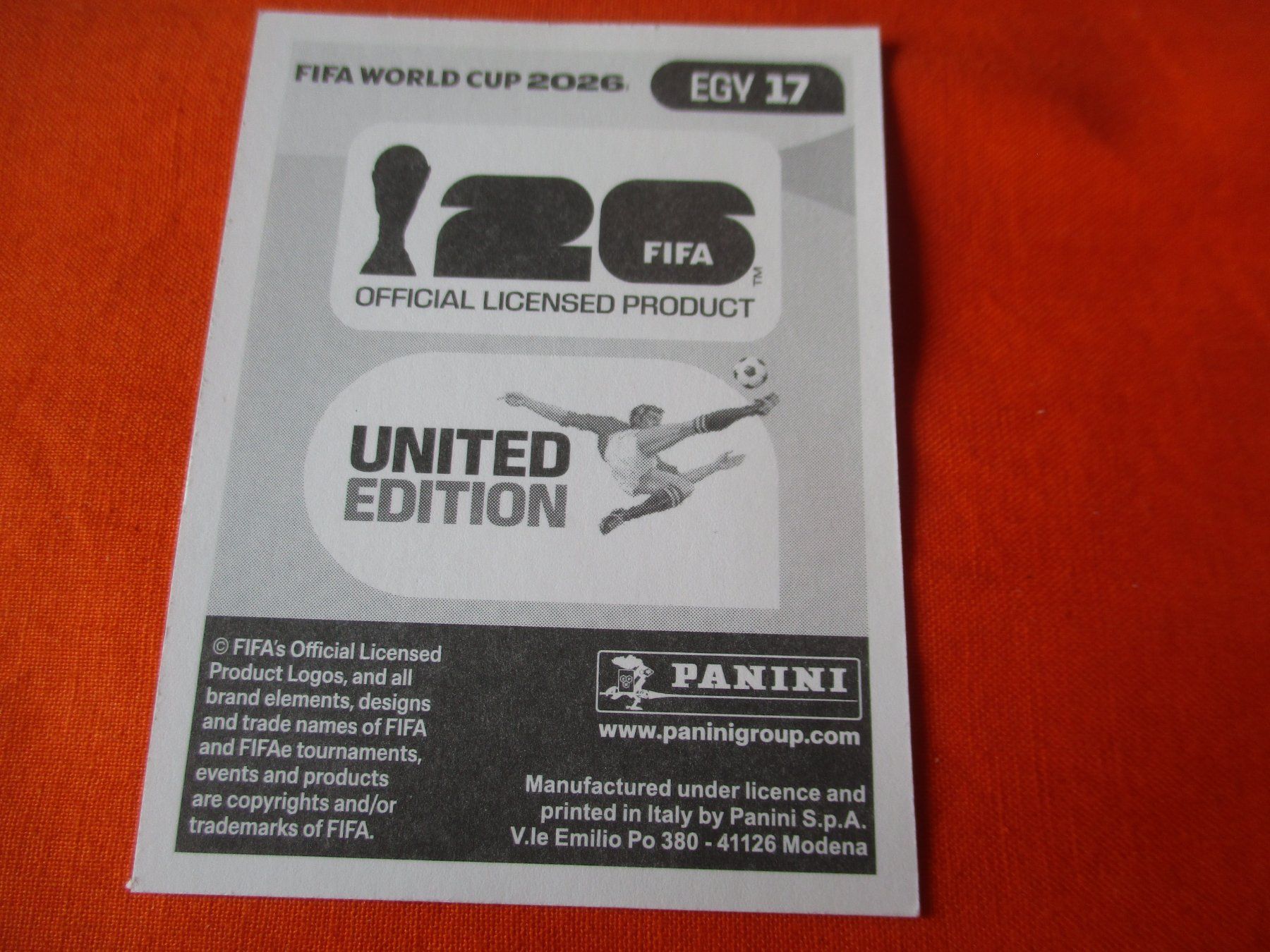 Panini Carte collezionabili: Panini WM 2026, EGY 17, Salah – Usato da Birsfelden venduto da alles-muss-raus 1