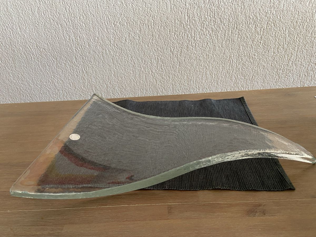 Glasi Hergiswil Servierplatten: Wunderschöne Platte von Glasi Hergiswil – Neu (gemäss Beschreibung) aus Dachsen von Jimmy0 1