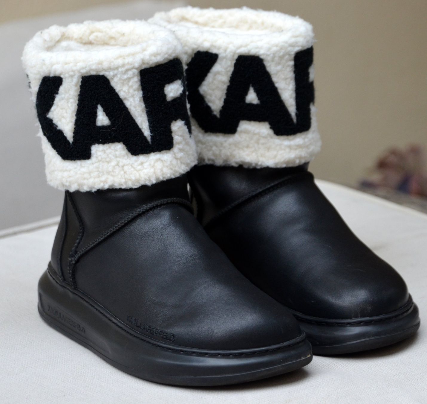 Karl Lagerfeld Scarpe da donna: Karl Lagerfeld Boots / bottes .36 – Usato da Collonges venduto da arashee