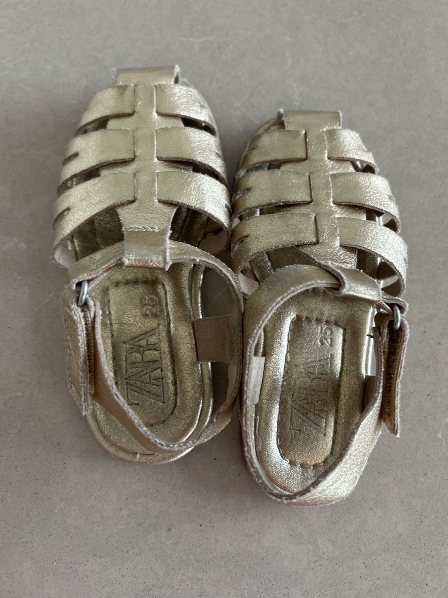 Zara Scarpe per ragazze: Zara mädchen Sandalen, Grösse 25, Gold – Usato da Au ZH venduto da Melda123 2