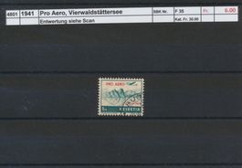 1941 Pro Aero, "Vierwaldstättersee", gestempelt