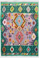 207x147cm Afghan Kelim Handgemacht