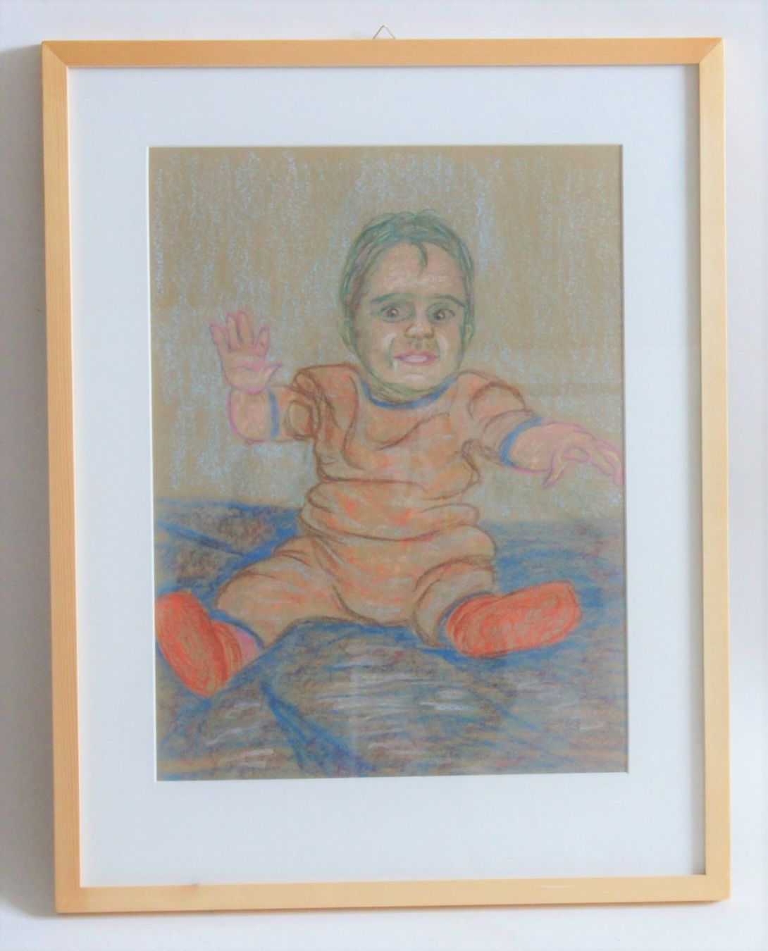 Dipinti: Zeichnung: Gabi sitzend – Usato da Fribourg venduto da erw_68dx