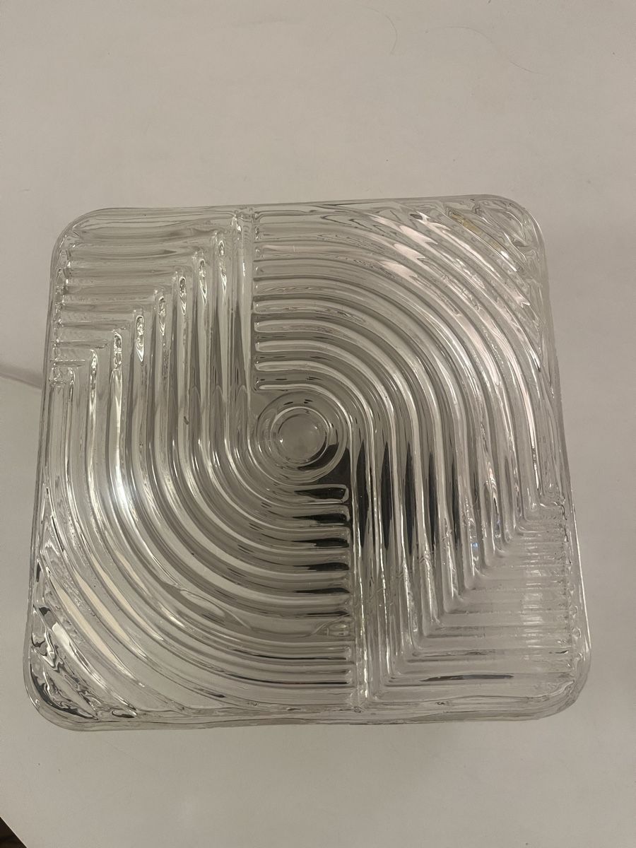 Lampadari & plafoniere: Vintage Deckenlampe Pressglas – Usato da Zürich venduto da Luftibus01 1