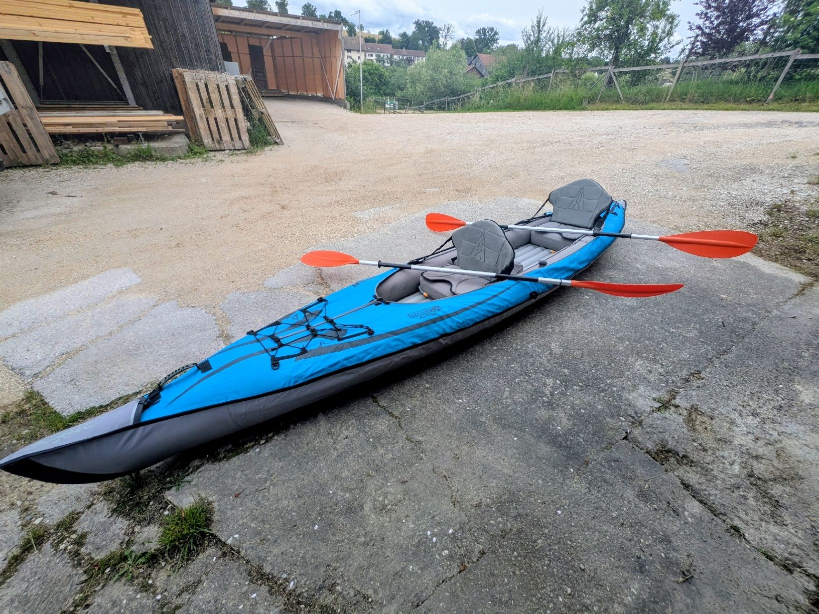 Boote: Kayak gonflable Advanced Elements 1 ou 2 places – Gebraucht aus Coeuve von obi1kenoby