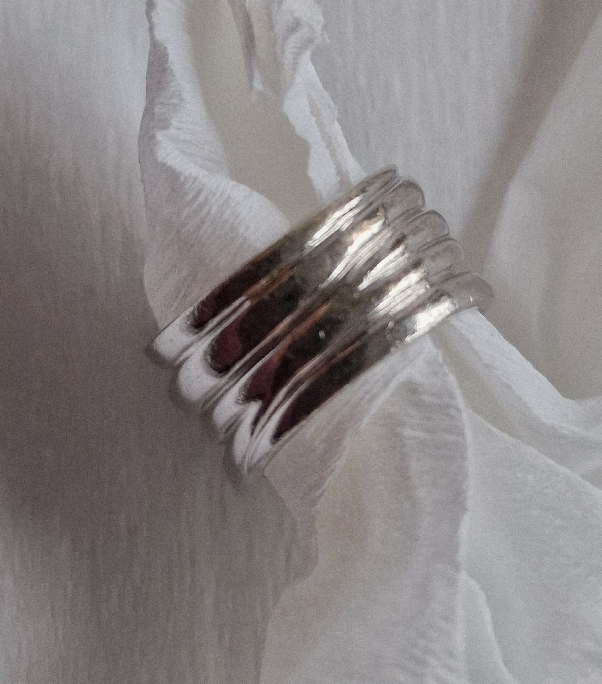 Anelli: Breiter Ring 925 Silber Zirkonia Gr.52 – Usato da Barzheim venduto da spitz01 3