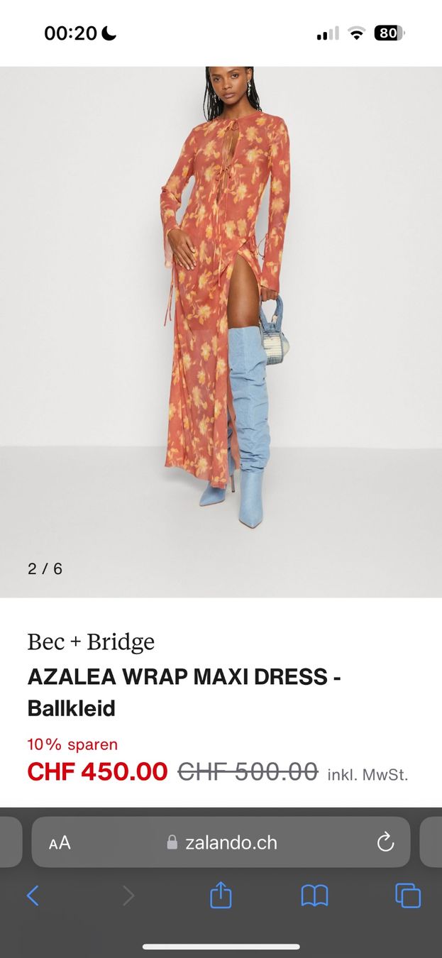 Vestiti: Bec + Bridge WRAP MAXI DRESS - Ballkleid Orginalpreis 500.- – Nuovo e nell'imballaggio originale da Zürich venduto da luxuryoutlet1 5