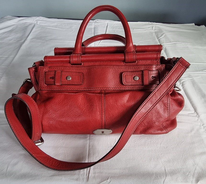 Fossil Borse da donna: FOSSIL HANDTASCHE LEDER  NEU - rot – Nuovo (secondo la descrizione) da Basel venduto da Mamaree