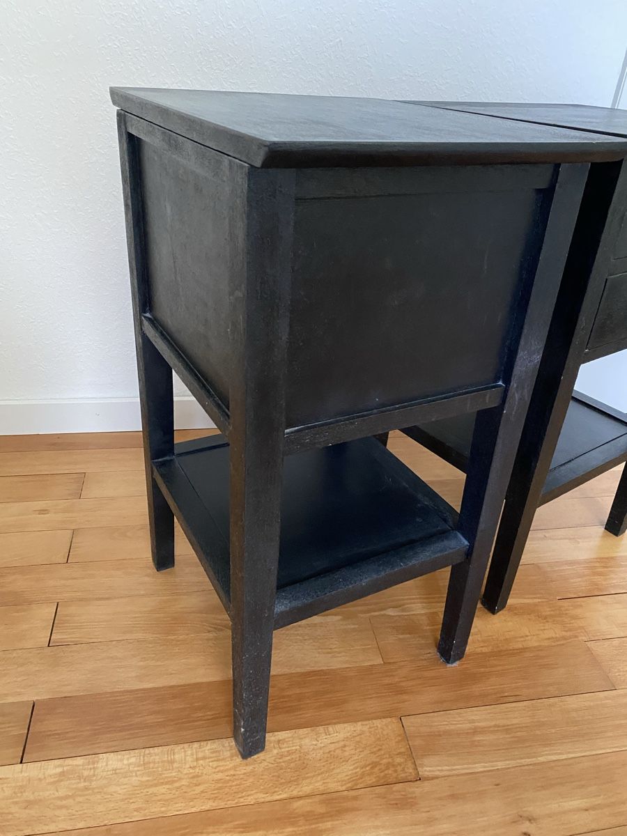 Tables de nuit: 2 schwarze Nachttische – D'occasion à Winterthur par JasonHa 5