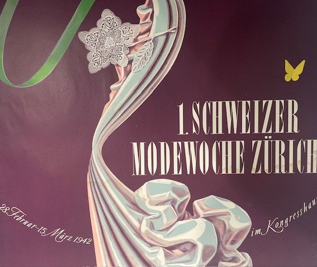 Poster & Bilder: 1. Schweizer Modewoche Zürich Original Plakat – Gebraucht aus Eggenwil von Joyart 1