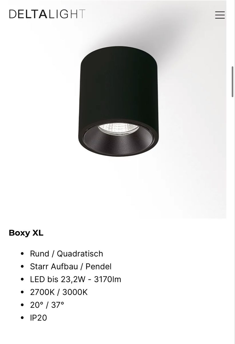 Lampadari & plafoniere: BOXY XL DELTALIGHT – Nuovo (secondo la descrizione) da Zollikerberg venduto da Atelier108