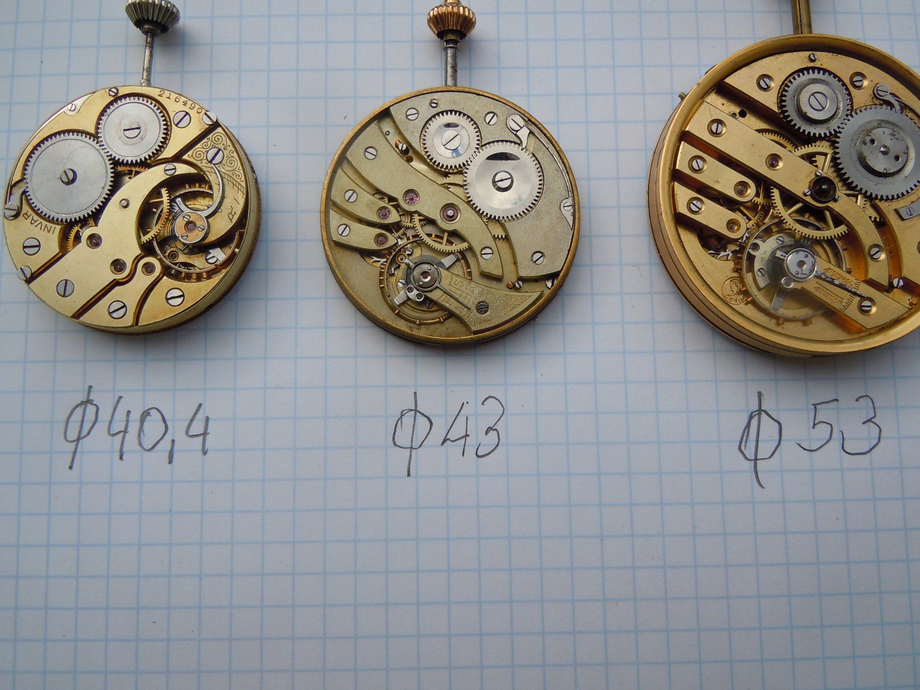 Montres: 3 Taschenuhr Werke – D'occasion à Buchs SG par dankeschon 7