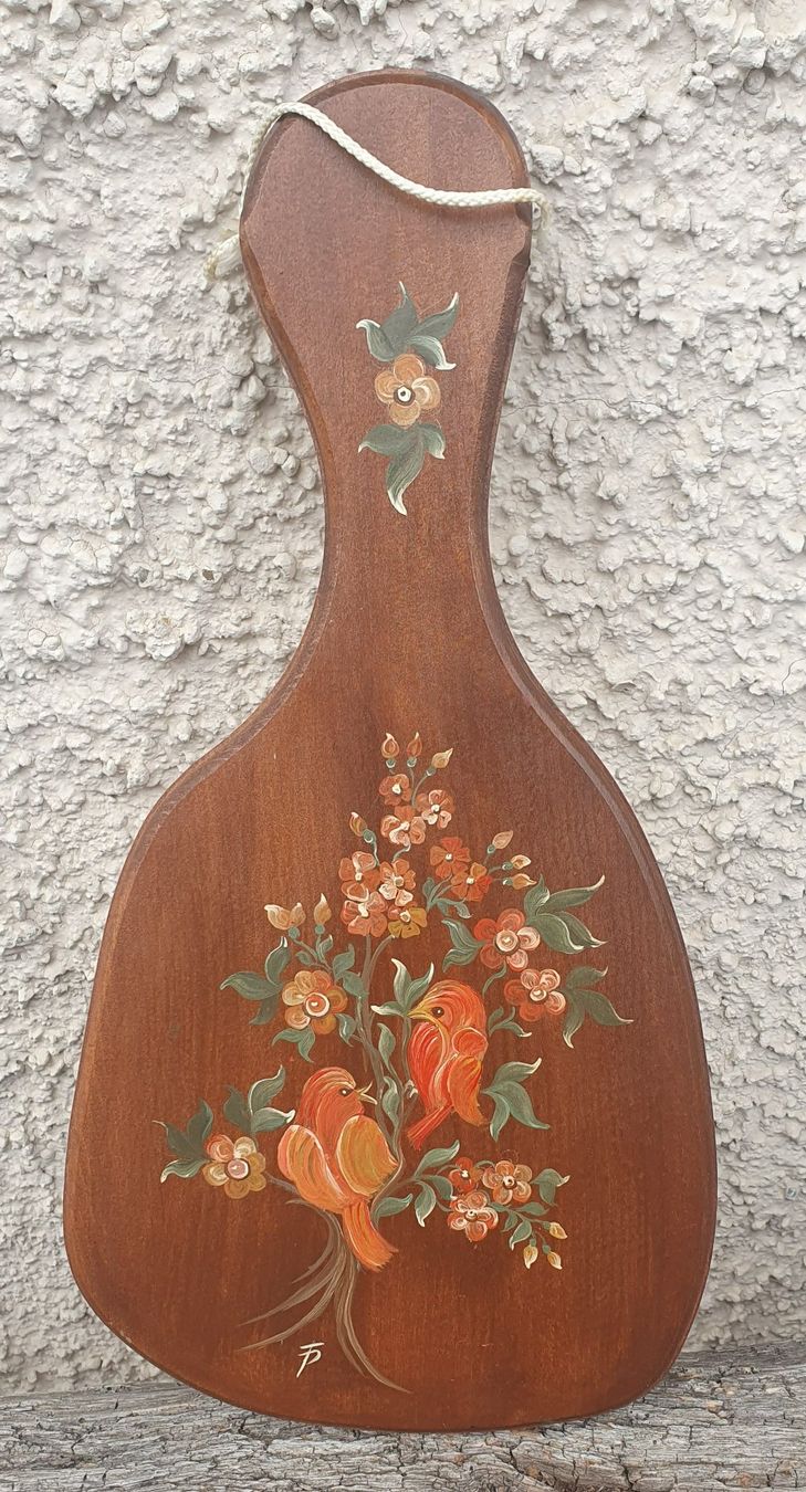 Tutte le decorazioni: Holz Decor mit Bauernmalerei – Usato da Schaffhausen venduto da Daco5