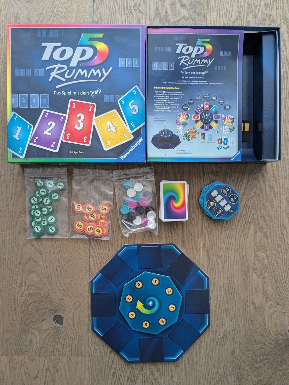 Ravensburger Giochi: Ravensburger - Top 5 Rummy [komplett] – Usato da Port venduto da gecotom 2