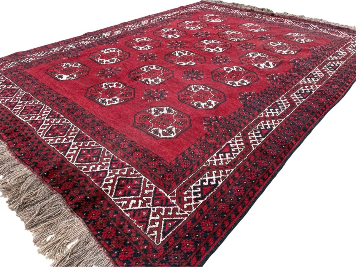 Teppiche: Grosser handgeknüpfter Afghan Orientteppich – Gebraucht aus Bennau von Mayer_Carpets 6