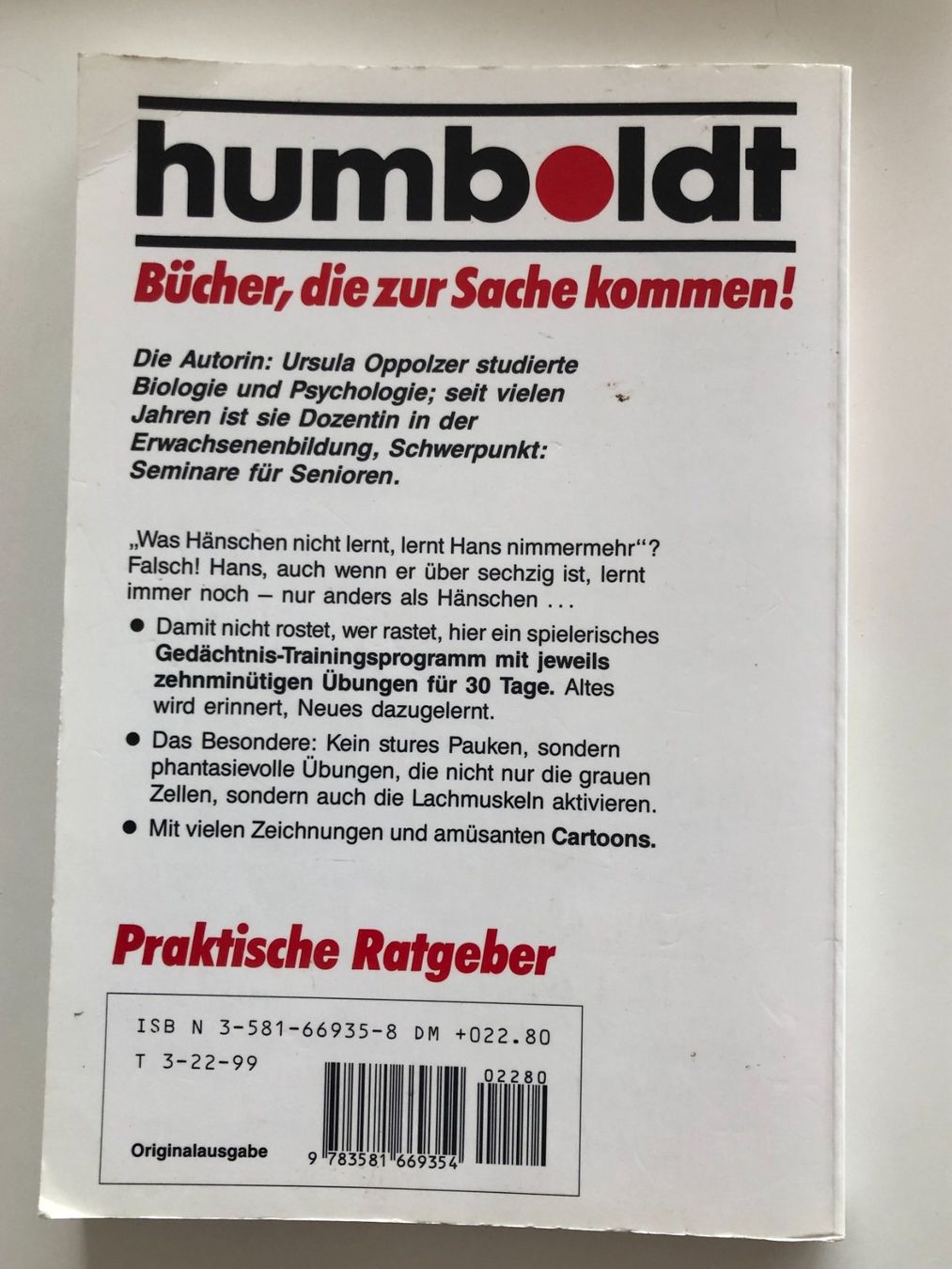 Bücher: Buch "Verflixt, das darf ich nicht vergessen" – Gebraucht aus Biel/Bienne von TomBaBi 1
