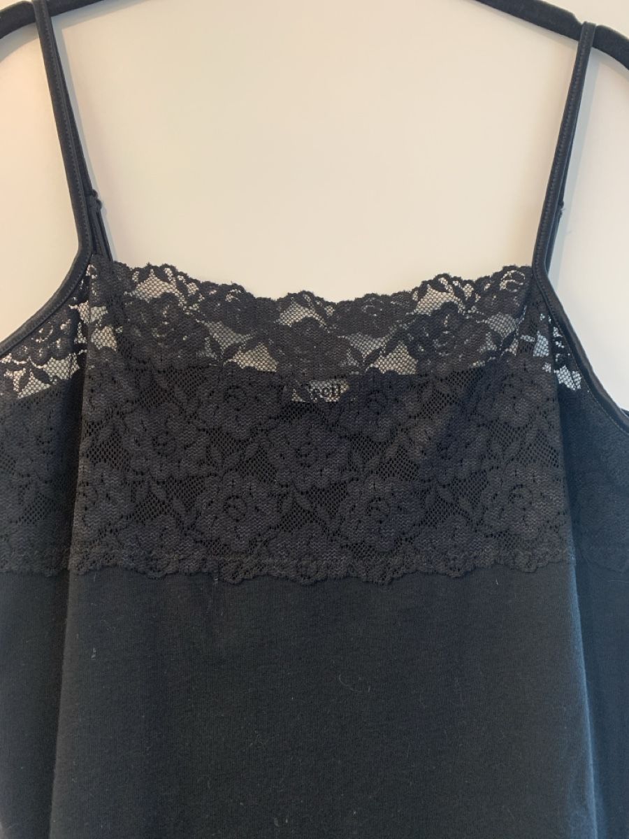 Top: Black Lace Top Trim Size M or L – Usato da Immensee venduto da Gitter 1