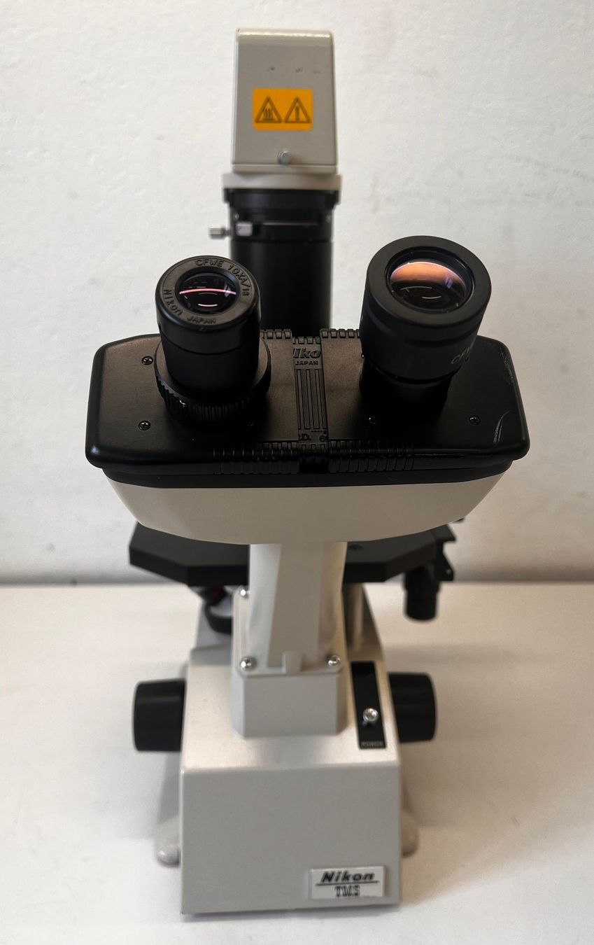 Nikon Mikroskopie: Nikon TMS Inverted Phase Contrast Mikroskop – Gebraucht aus Niederdorf von LeptonAG_Labor 1