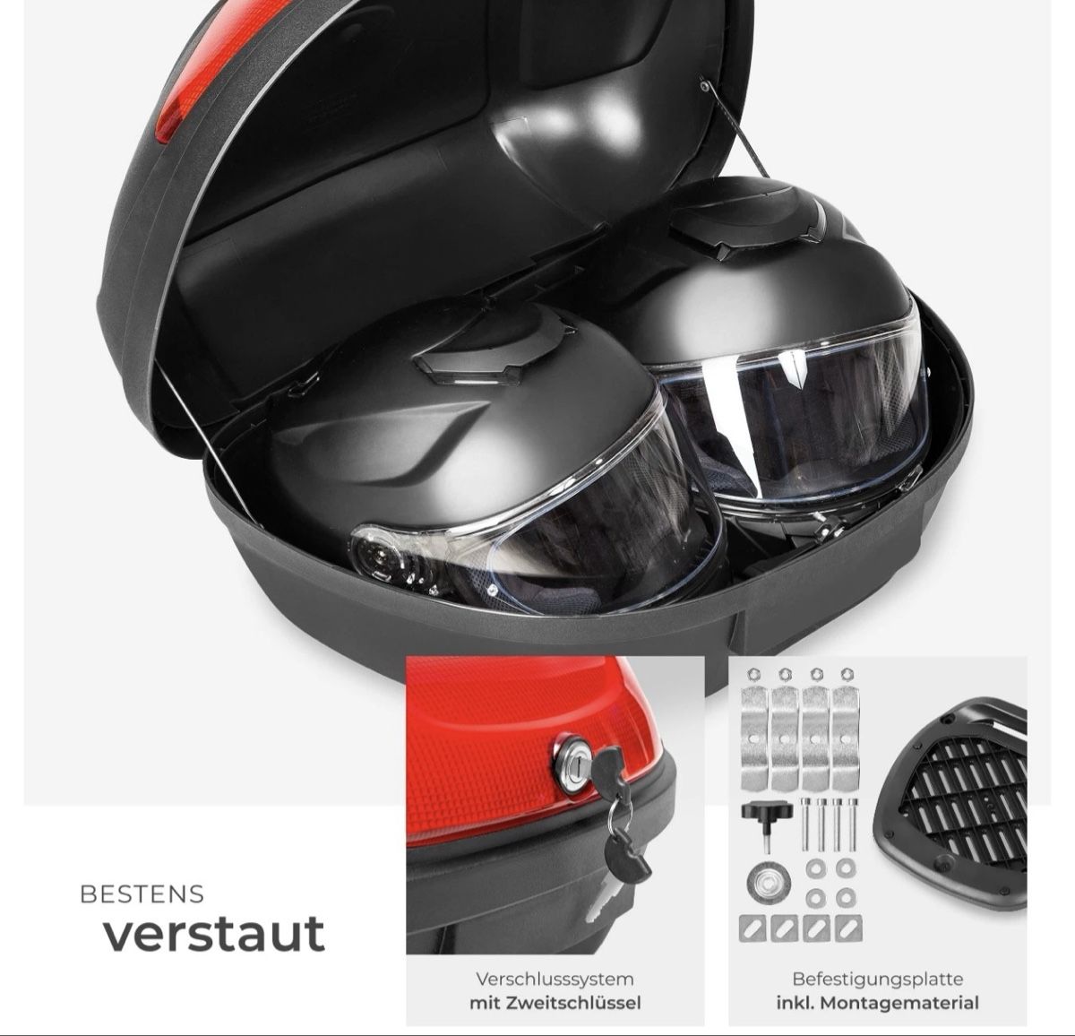 Sonstiges Fahrzeugzubehör: Motorradkoffer Top Case Roller Motorrad  – Neu (gemäss Beschreibung) aus Ballwil von AyngaMarket 1