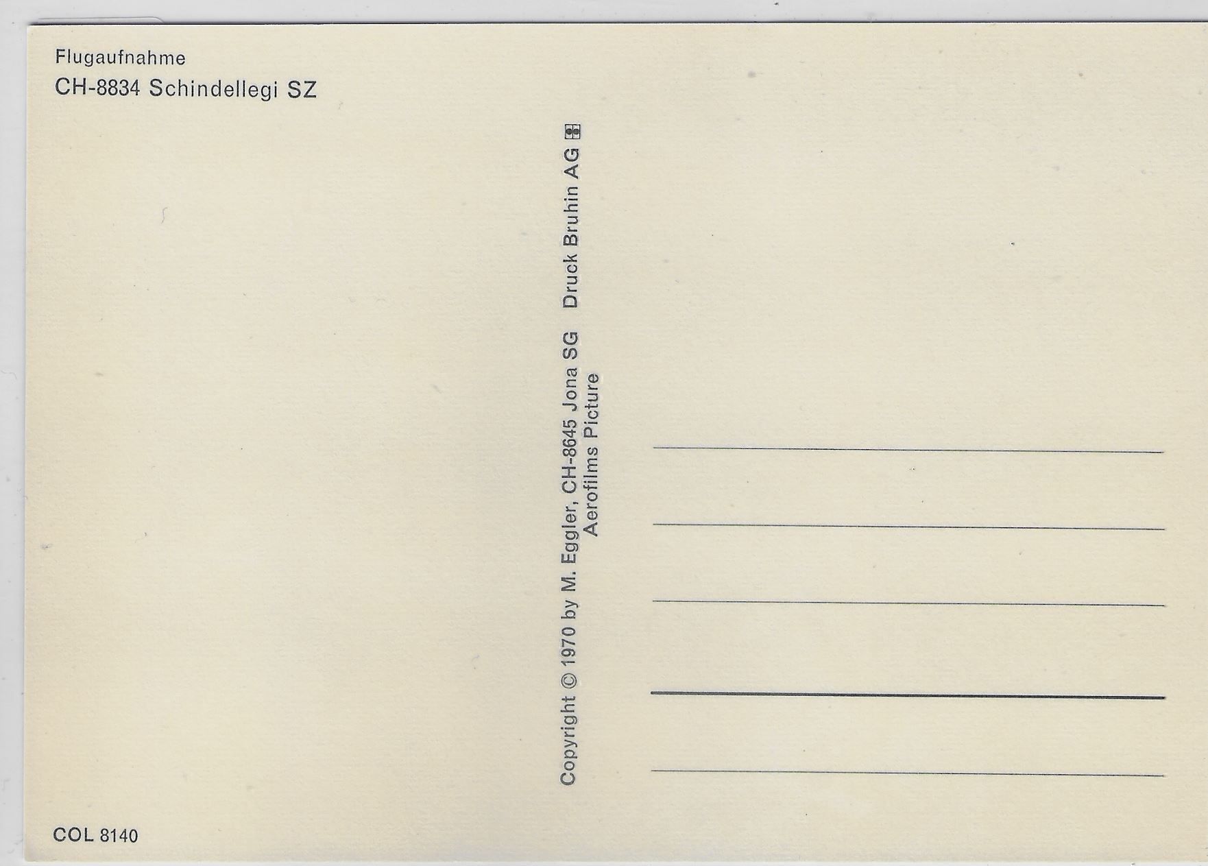 Cartoline postali: Flugaufnahme Schindellegi SZ – Antico da Ettingen venduto da Kartenplanet 1