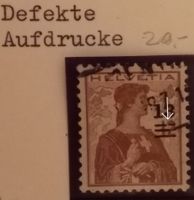 586) Abart  defekter Aufdruck