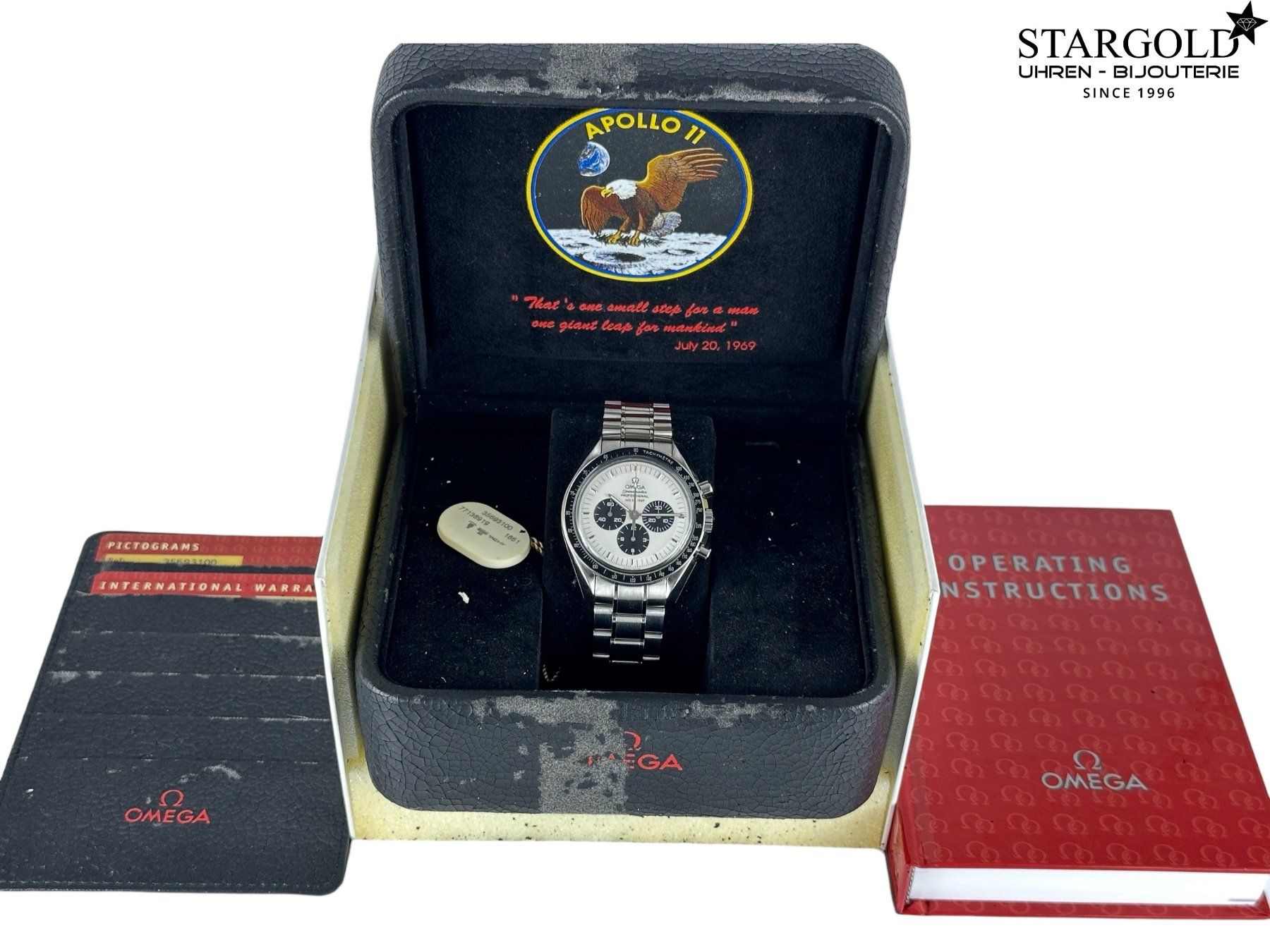 Omega Orologi: Omega Speedmaster Apollo 11 - 35th Anniversary - 3569.31.00 – Usato da Zürich venduto da Stargold-Uhren 9