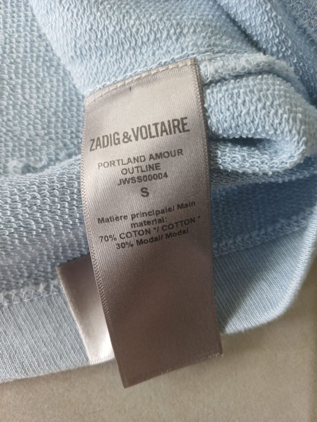Zadig & Voltaire T-shirt: T-shirt oversize Zadig & Voltaire – Nuovo (secondo la descrizione) da Collonges venduto da cam_72xf 4