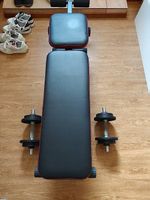 Hantelbank mit Gewichten / Weight Bench with Dumbbells
